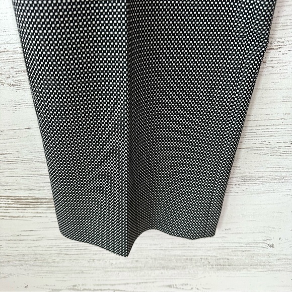 TALBOTS Micro Check Plaid Knit Straight Leg Trousers 18 - Picture 4 of 10